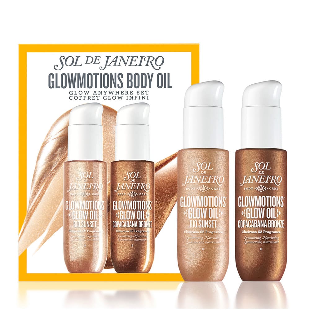 GLOWMOTIONS&trade; BODY OIL GLOW ANYWHERE SET (SET DE ACEITES CORPORALES CON BRILLO)